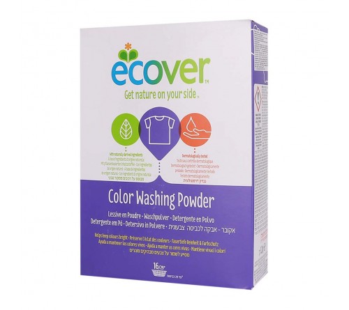 Էկոլոգիական լվացքի փոշի-խտանյութ գունավոր հագուստի համար, 1200գ, Ecover